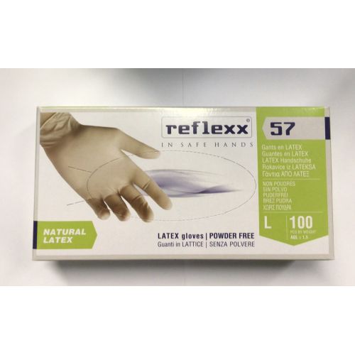 GUANTI IN LATTICE SENZA POLVERE L100 pz
